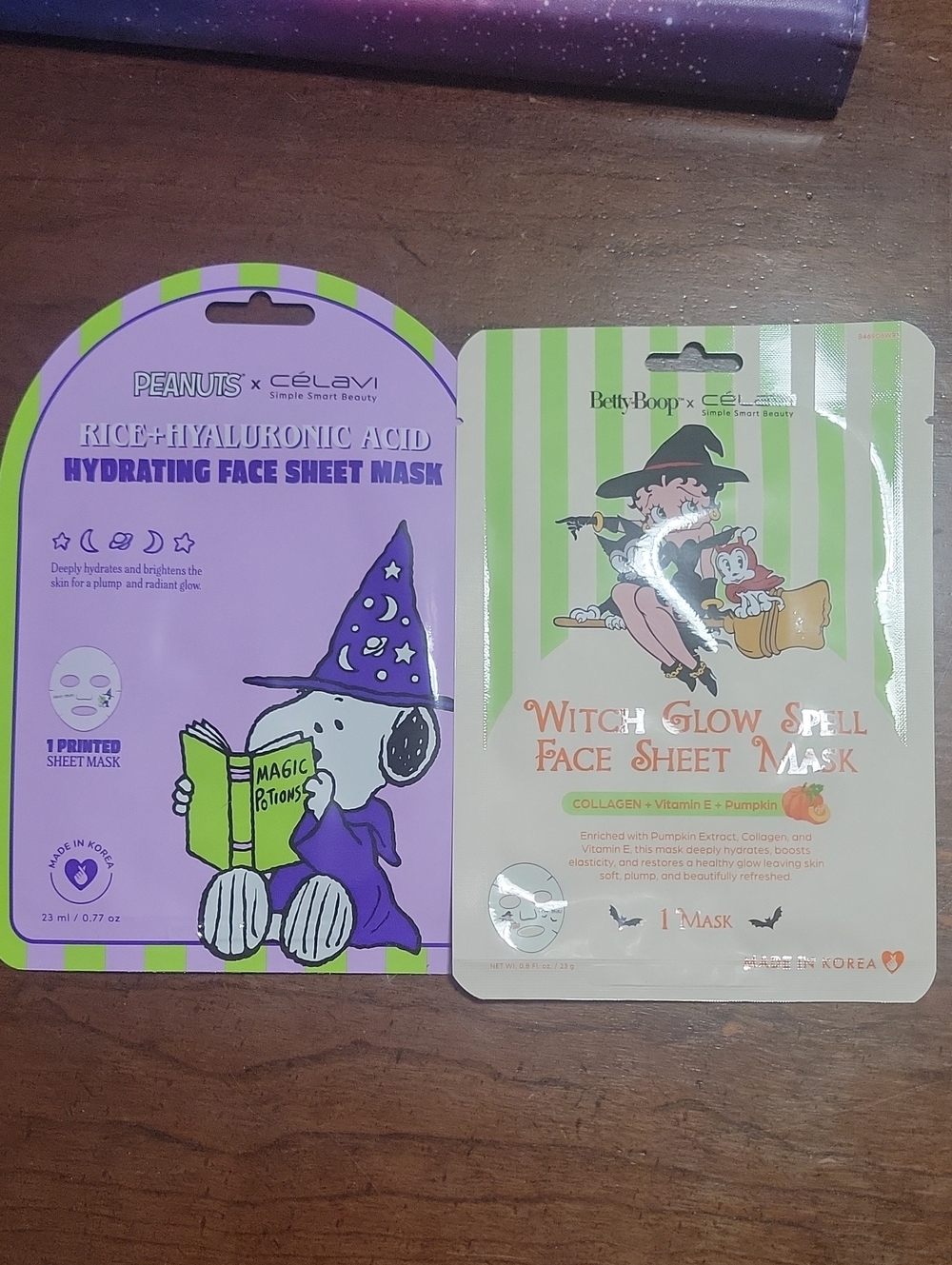 Celavi sheet masks